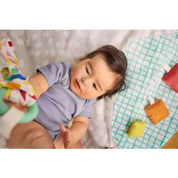 Lovevery The Play Gym and Sensory Strands Bundle, Stage-Based Developmental Activity Gym for a Whole Year of Play Baby to Toddler Including Play Guide, Ages 0+ Months