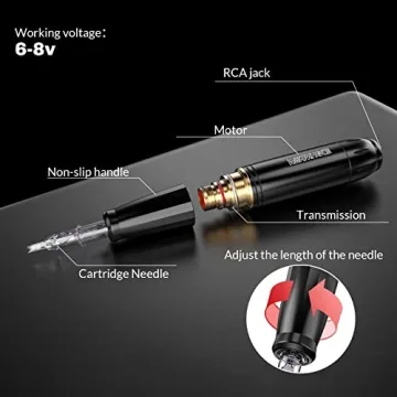 Professional Rotary Tattoo Pen Kit Complete Tattoo Supplies