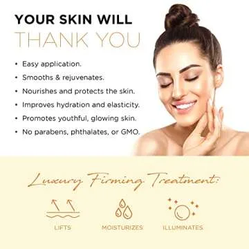 Azure Dermatologist Tested Vitamin C Face Moisturizer - K Beauty Anti-Aging, Glowing & Deep Hydration Face Cream - Korean Skincare - All Skin Types 1.69 fl oz