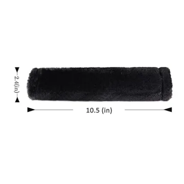 Amooca Faux Fur Seatbelt Cover for Comfort on the Road