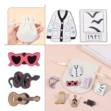 beyonday Creative Singer Enamel Pins Set for Music Fans