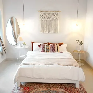 Mkono Large Macrame Wall Hanging for Boho Decor