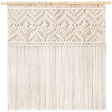 Mkono Large Macrame Wall Hanging for Boho Decor