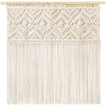 Mkono Large Macrame Wall Hanging for Boho Decor