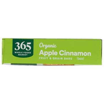 365 by Whole Foods Market, Organic Apple Cereal Bar 6 Count, 7.8 Ounce