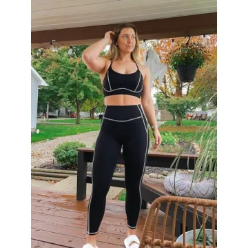 Aoxjox Leggings for Women High Waisted Gym Fitness