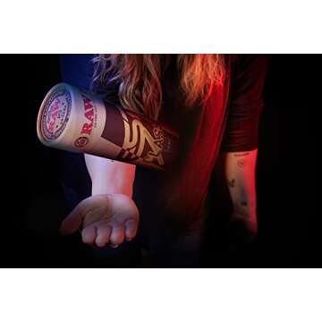 RAW Cones Lean Size Classic - 50 Pack -Slow Burning Rolling Cones with Tips