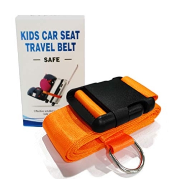 Car Seat Belt Strap to Suitcase for Hassle-Free Travel with Kids