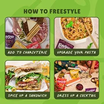 Freestyle Snacks Olive Snack Packs - Fresh Pitted Kalamata & Green Olives, Jumbo-Sized, Grown in Greece, Salty Snack, All Natural, Non-GMO, Paleo, Sugar-Free, Keto Snacks - Variety Pack, 4oz (3 Pack)