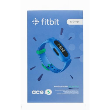 Fitbit Ace 3 Kids Activity Tracker Blue Green One Size