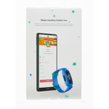 Fitbit Ace 3 Kids Activity Tracker Blue Green One Size