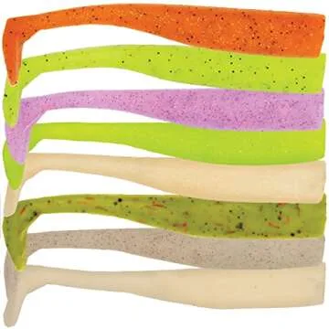 FISHBITES FIGHT CLUB Lures - 4" Butt Kicker Paddle Tail (White Knuckle)