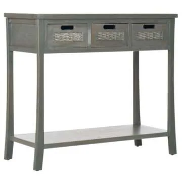 Safavieh American Homes Collection Autumn French Grey 3-Drawer Console Table