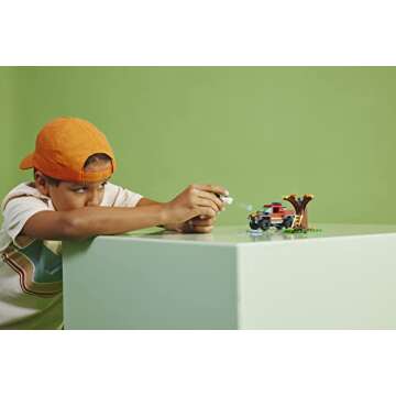 LEGO City 4x4 Fire Engine Rescue Truck 60393, Toy for 5 Plus Year Old Boys & Girls, Set with Water E...