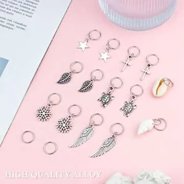 Stylish JIALEEY 50PCS Hair Braid Rings Set for All Occasions