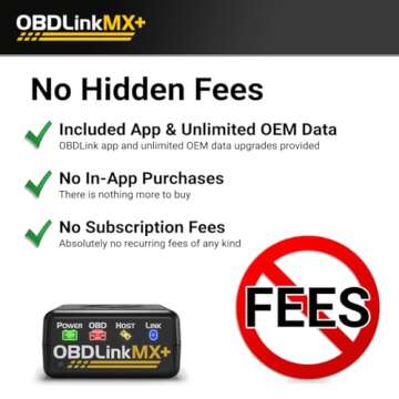 OBDLink MX+ OBD2 Bluetooth Scanner for iPhone, Android, and Windows