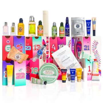 L'OCCITANE 24 Days Of Beauty Premium Holiday Advent Calendar: Gift the Best of what L'Occitane has to Offer your Skin, Body, Hair, Hands and More