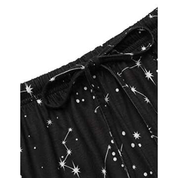 Ekouaer Tie Dye Pajamas Set Womens Loungewear Sleepwear 2 Piece PJ Sets