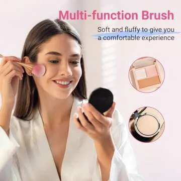 MelodySusie Nail Art Dusting Brush,Dust Collector Brush, Blush Brush, Boose Powder Brush,Makeup Brushes, Acrylic Cleaning Brush Acrylic Nail Tools