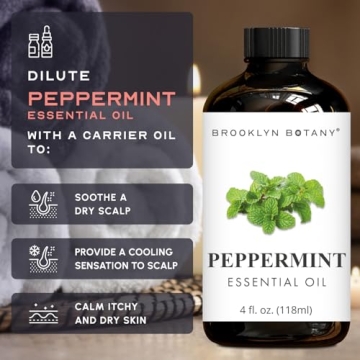 Brooklyn Botany Peppermint Essential Oil 4 Fl Oz Natural