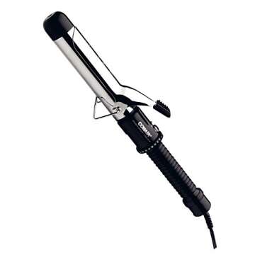 Conair Instant Heat 1 1/4-Inch Curling Iron, 1 ¼ inch barrel produces loose curls – for use on medium and long hair