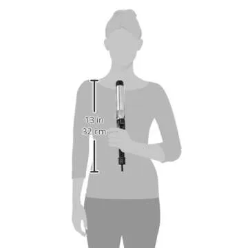 Conair Instant Heat 1 1/4-Inch Curling Iron, 1 ¼ inch barrel produces loose curls – for use on medium and long hair