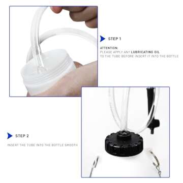 PESIKO 1L Brake Bleeder Bottle - One Person Use Kit