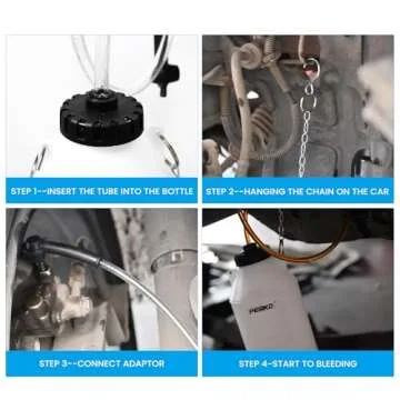 PESIKO 1L Brake Bleeder Bottle - One Person Use Kit