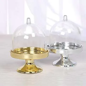 Stylish Mini Cake Stands with Dome for Any Occasion