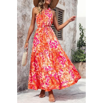 PRETTYGARDEN Floral Maxi Dress for Stylish Summer Wear
