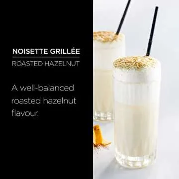 1883 Routin Roasted Hazelnut Syrup, Glass Bottle, 33.8 Ounce