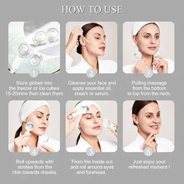 Ice Globes for Facials - Cooling Face Massage Tool