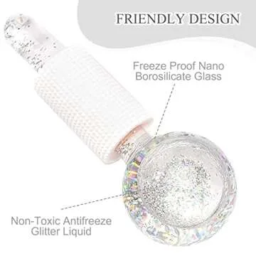 Ice Globes for Facials - Cooling Face Massage Tool