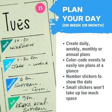 Ultimate Productivity Stickers Set for Organizing Planners