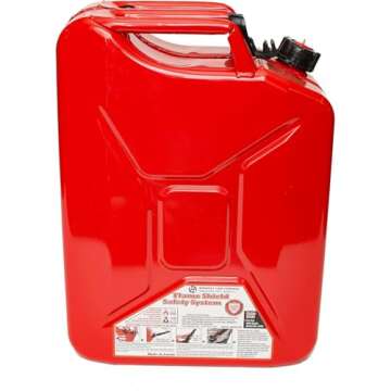 Midwest Can Company RED 5GAL MTL Gas Can – Efficient Fuel Storage Solution