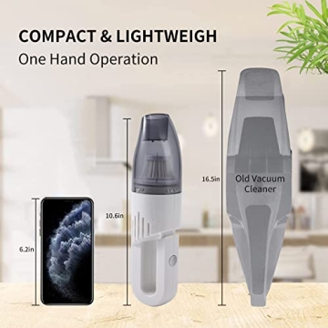LIPUWS Mini Portable Cordless Car Vacuum for Easy Cleaning