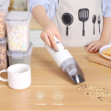 LIPUWS Mini Portable Cordless Car Vacuum for Easy Cleaning