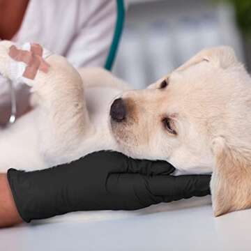 GMG SINCE1988 Nitrile Exam Gloves - 100 Pack of Latex Free Gloves