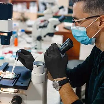 GMG SINCE1988 Nitrile Exam Gloves - 100 Pack of Latex Free Gloves