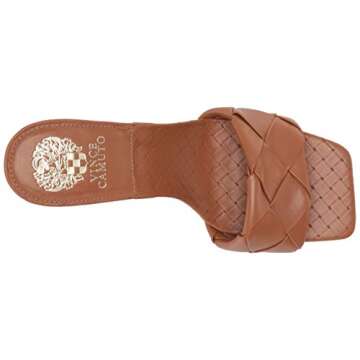 Vince Camuto Women's Footwear Brelanie Woven Strap Dress Mule Heeled Sandal