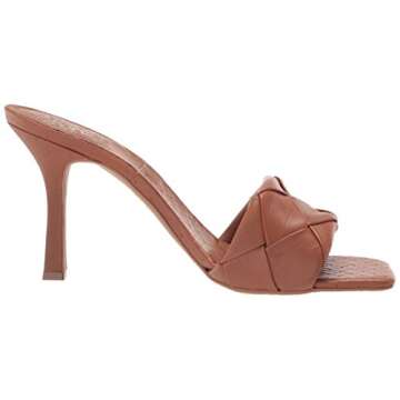 Vince Camuto Women's Footwear Brelanie Woven Strap Dress Mule Heeled Sandal