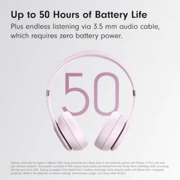 Beats Solo4 Wireless Headphones - Cloud Pink with Care