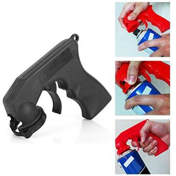 Ergonomic Paint Spray Can Trigger Handle for Comfortable Use