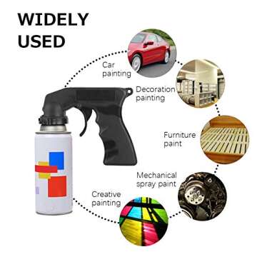 Ergonomic Paint Spray Can Trigger Handle for Comfortable Use