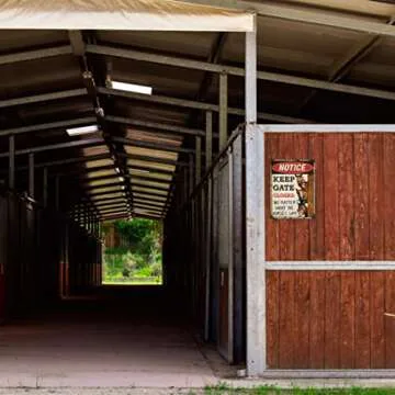 No Matter What The Horses Say Funny Metal Signs - Gifts For Horse Lover Aluminum Rust Free 9" X 11", Pre-Drilled Holes, Weather Resistant