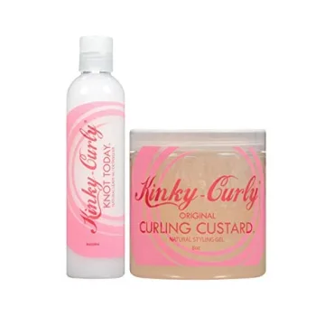 Kinky Curly Conditioner and Curling Gel Duo for Curls