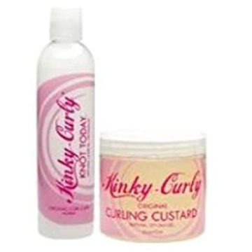 Kinky Curly Conditioner and Curling Gel Duo for Curls