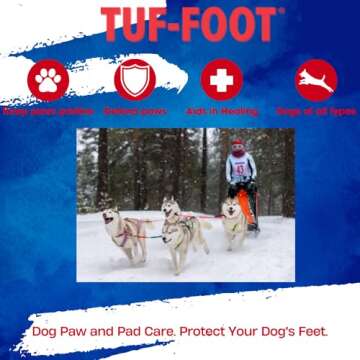 TUF-FOOT Liquid Foot, Hoof & Paw Protection – 7oz, Veterinarian Recommended, Toughens & Heals Paws, Hooves & Skin, Ideal for Dogs, Horses, Athletes, and Outdoor Enthusiasts
