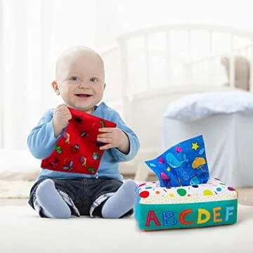 teytoy My First Baby Tissue Box for Infants and Toddlers