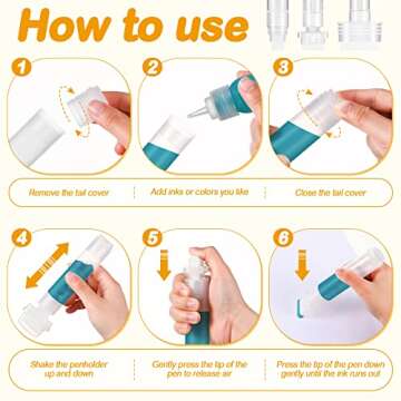 Yexiya Refillable Paint Pens - Ultimate Art & Craft Kit